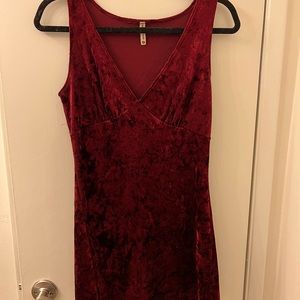 Emma & Sam Red Velvet Dress